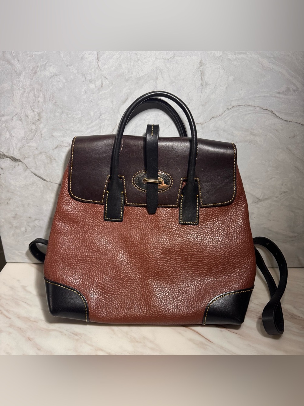 Dooney & Bourke Pebbled Leather Backpack